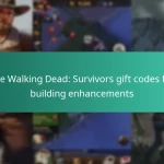 The Walking Dead: Survivors gift codes for building enhancements