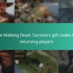 The Walking Dead: Survivors gift codes for returning players