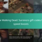 The Walking Dead: Survivors gift codes for speed boosts