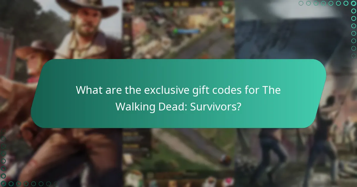 What are the benefits of using gift codes in The Walking Dead: Survivors?